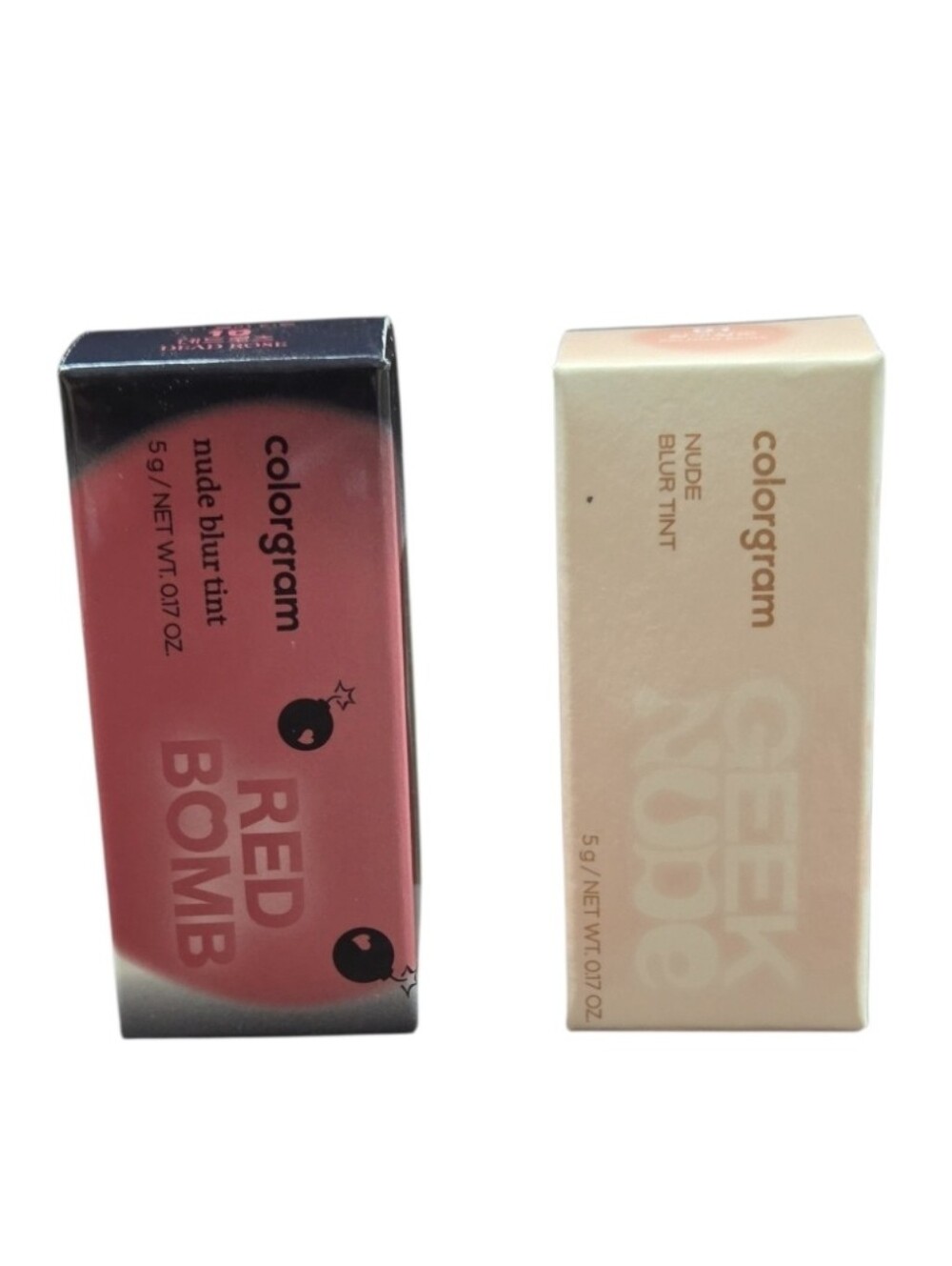 COLORGRAM NUDE BLUR TINT Soft-Focus Matte Lip Stain, 2-in-1 Lip & Cheek Choose 1